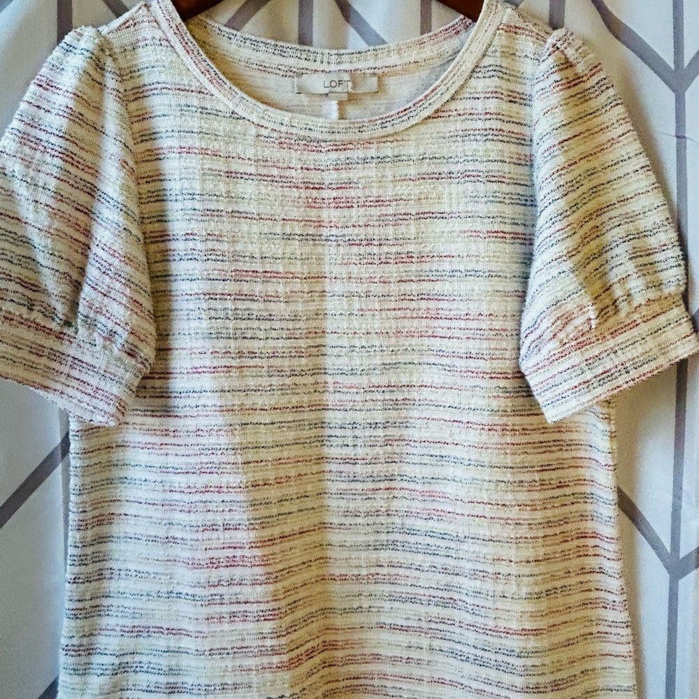 LOFT Multicolor Textured Blouse - Picture 2 of 6